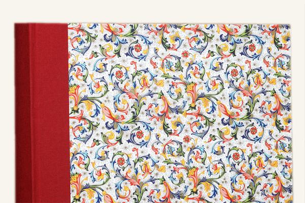 Buntes Fotoalbum, "Firenze", Hochzeitsalbum, handgemacht